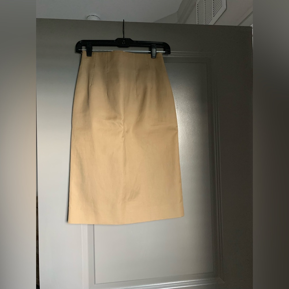 Elegant Tan Pencil Skirt, Belstaff, size 0